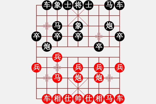 象棋棋譜圖片：玉面郎君[957373552] -VS- 蔚藍[345558135] - 步數(shù)：10 