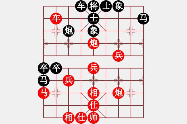 象棋棋譜圖片：中炮三兵對(duì)屏風(fēng)馬左炮封車分析 - 步數(shù)：73 