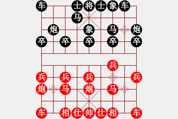 象棋棋譜圖片：深圳棋院隊(duì) 龍龔 負(fù) 浙江波爾軸承隊(duì) 張申宏 - 步數(shù)：10 