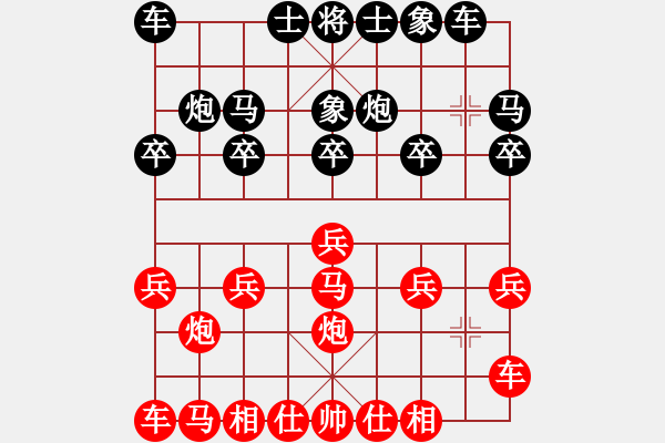 象棋棋譜圖片：橫才俊儒[292832991] -VS- 神舟[806358647]（狂砍技不如人的雜種3） - 步數(shù)：10 