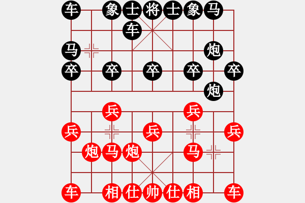 象棋棋谱图片：200617廖志龙先胜白骨精 - 步数：10 