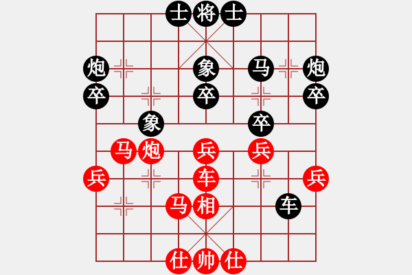 象棋棋譜圖片：見喜如來(6段)-負(fù)-名劍之笨笨(8段) - 步數(shù)：40 