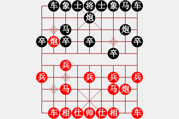 象棋棋譜圖片：因為所以[1245437518] -VS- 智利[515009198] - 步數(shù)：10 