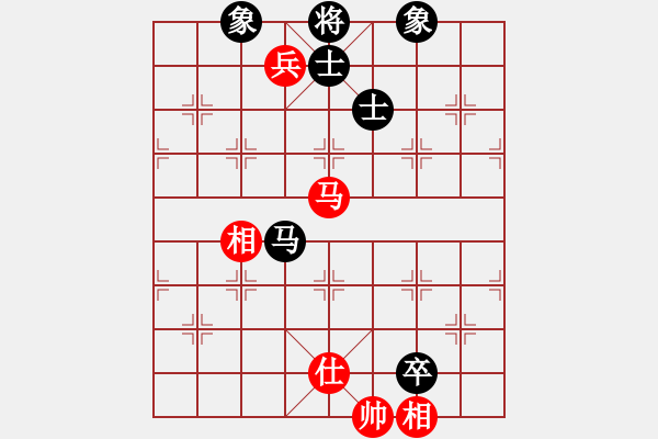 象棋棋譜圖片：五八炮進(jìn)三兵正馬對(duì)屏風(fēng)馬黑右橫車（旋風(fēng)V7.0拆棋）和棋 - 步數(shù)：120 