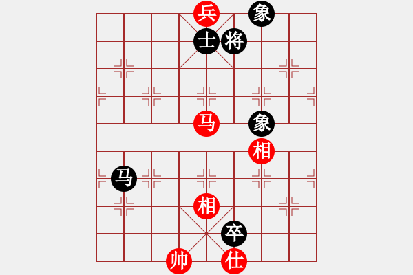 象棋棋譜圖片：五八炮進(jìn)三兵正馬對(duì)屏風(fēng)馬黑右橫車（旋風(fēng)V7.0拆棋）和棋 - 步數(shù)：160 