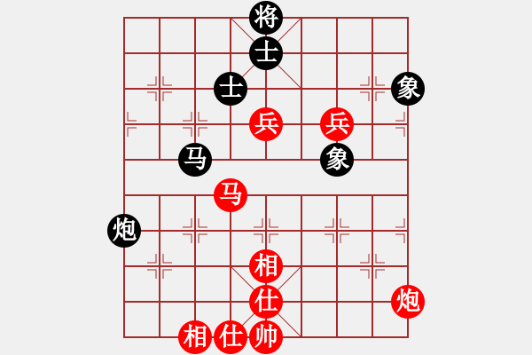 象棋棋譜圖片：中跑七路馬橫車(chē)進(jìn)七兵對(duì)屏風(fēng)馬進(jìn)7卒（紅進(jìn)河口馬對(duì)黑右炮過(guò)河）巔峰對(duì)決(9段)-勝-贛水蒼茫(月將) - 步數(shù)：100 