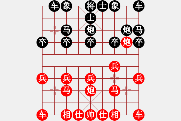 象棋棋譜圖片：三打祝家莊(6段)-和-斗車(8段) - 步數：10 