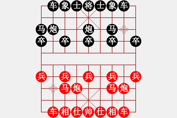 象棋棋譜圖片：仕角炮轉(zhuǎn)反宮馬對右中炮【2】 - 步數(shù)：10 