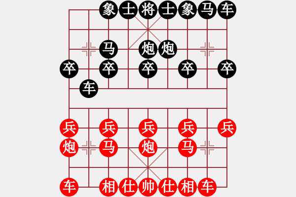 象棋棋譜圖片：日本 松野陽一郎 和 德國 布萊內(nèi) - 步數(shù)：10 