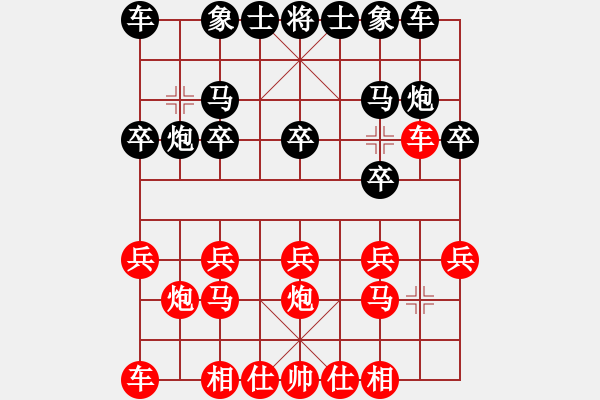 象棋棋譜圖片：去棋中論壇(月將)-和-rybkax(8段) - 步數(shù)：10 