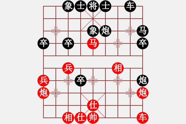 象棋棋譜圖片：范鎖奎先負(fù)何曉亮 - 步數(shù)：40 