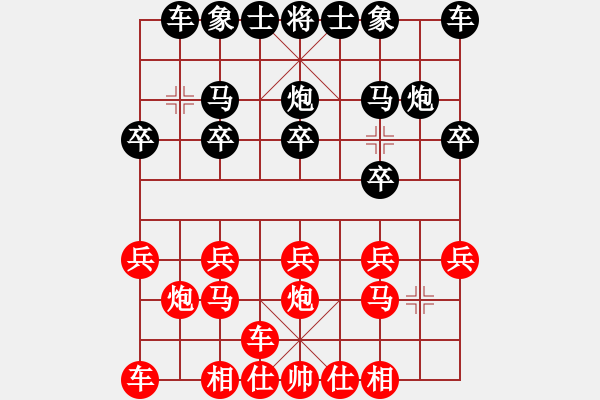 象棋棋譜圖片：杭州景泰棋院宋卓然勝泰順欣鵬幼翁書涵 - 步數(shù)：10 