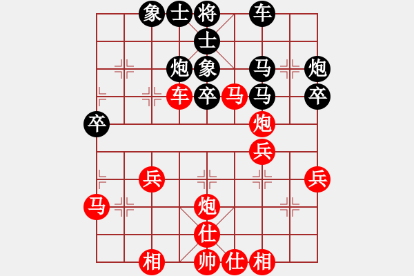 象棋棋譜圖片：齊魯弈林壹(2段)-勝-百花園牡丹(2段) - 步數(shù)：40 