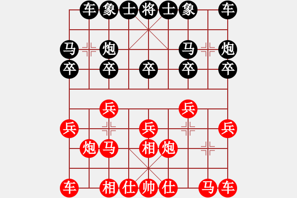 象棋棋譜圖片：波音戰(zhàn)機(jī)(月將)-和-象棋蛟龍七(6段) - 步數(shù)：10 