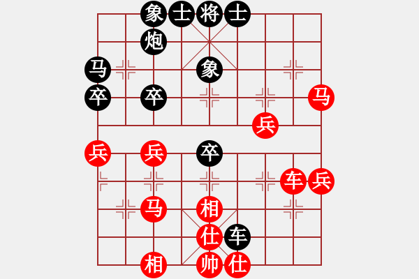 象棋棋譜圖片：波音戰(zhàn)機(jī)(月將)-和-象棋蛟龍七(6段) - 步數(shù)：50 