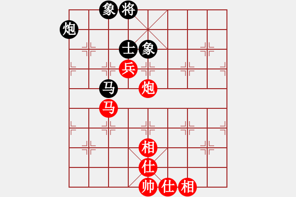 象棋棋譜圖片：242 - 馬炮高兵仕相全例和馬包單缺士 - 步數(shù)：0 