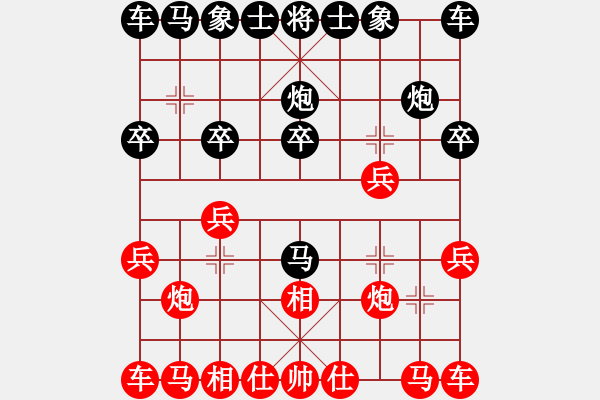 象棋棋譜圖片：測(cè)評(píng) 5 這種布局進(jìn)邊馬不好 - 步數(shù)：10 