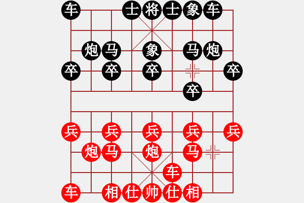 象棋棋谱图片：第30届京华杯北大清华友谊赛张佳瑜先负唐丹 - 步数：10 