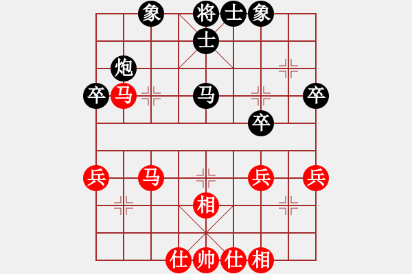 象棋棋譜圖片：hhhaaabbb(2段)-負-奇香核桃(8段) - 步數(shù)：40 