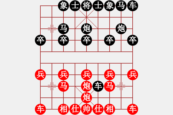 象棋棋譜圖片：金石[2696641526] -VS- 橫才俊儒[292832991] - 步數(shù)：10 