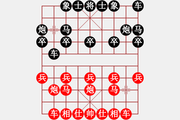 象棋棋谱图片：150920 中学女子组 第8轮 第1台 蔡常双 胜 林思慧 - 步数：10 