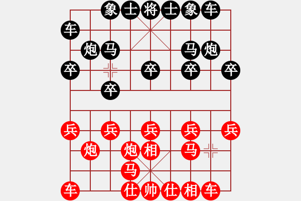 象棋棋谱图片：2022年全国男子象棋甲级联赛[22]:京冀联队申鹏先胜四川懿锦许文章 - 步数：10 