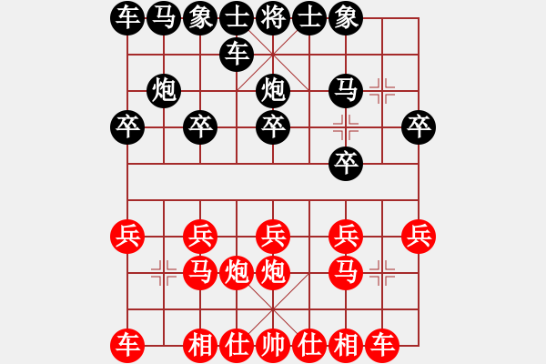 象棋棋譜圖片：棋門鐘鐘先勝棋門客棧問君 - 步數(shù)：10 