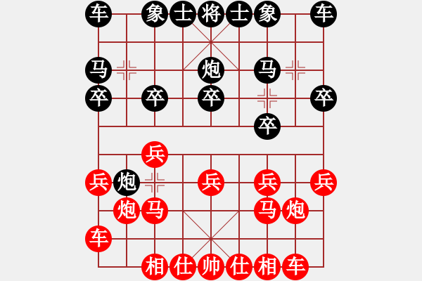 象棋棋谱图片：徐国伟 先和 陈柳刚 - 步数：10 