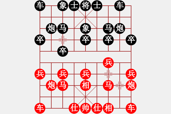 象棋棋譜圖片：廣東華興銀行象棋協(xié)會會長孫彥斐先勝武漢大學(xué)棋類協(xié)會榮譽會長高鐘琴 - 步數(shù)：10 