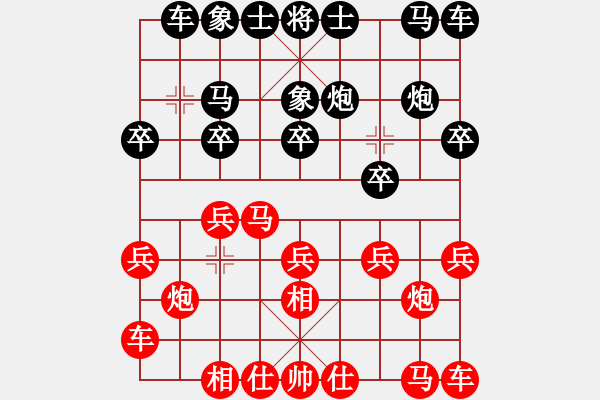 象棋棋譜圖片：小亮[78580655] -VS- 劍膽琴心[28866965] - 步數(shù)：10 