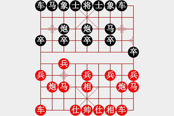 象棋棋譜圖片：六0二所 姜 曉 先負(fù) 個體協(xié)會 程雙建 - 步數(shù)：10 