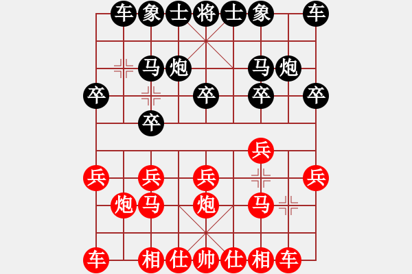 象棋棋譜圖片：橫空飄零(8段)-和-帝威風凜凜(5段) - 步數(shù)：10 