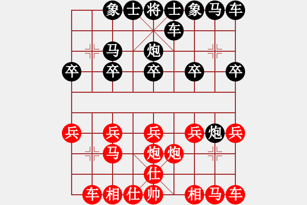 象棋棋譜圖片：bu,完美 [649323889] -VS- 橫才俊儒[292832991] - 步數(shù)：10 