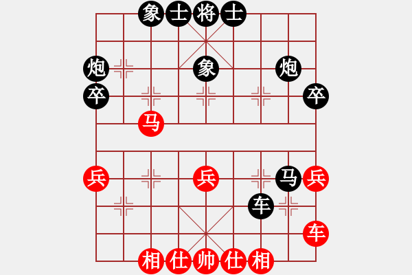 象棋棋譜圖片：2021.3.6.39JJ五分鐘后勝中炮進三兵對左三步虎 - 步數(shù)：32 