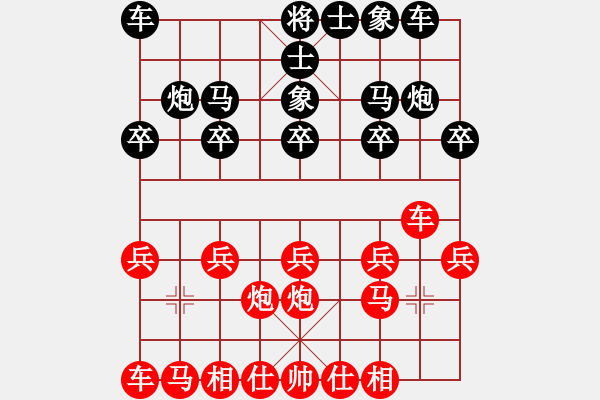 象棋棋譜圖片：毒蘋果[357988929] -VS- 獨行千里[345320419] - 步數(shù)：10 