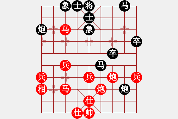 象棋棋譜圖片：貓貓聽(tīng)雨(6段)-勝-南昌龍(5段) - 步數(shù)：40 