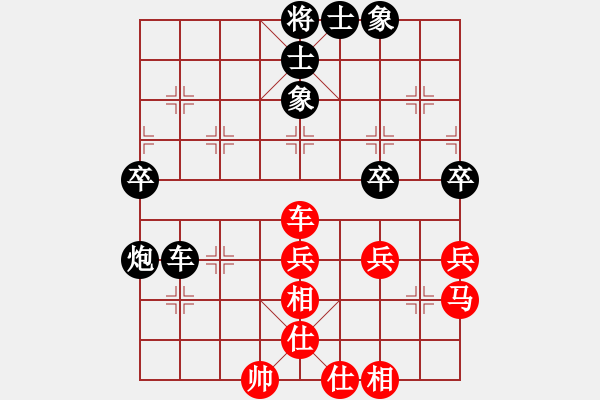 象棋棋譜圖片：天天象棋精彩對局（L先負(fù)喜洋洋）車卒勝單馬士象全 - 步數(shù)：50 