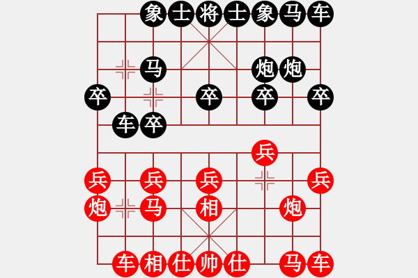 象棋棋譜圖片：江南老道(初級(jí))-負(fù)-琴棋書畫(7級(jí)) - 步數(shù)：10 