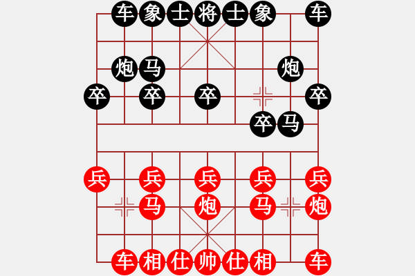 象棋棋譜圖片：兵河五四 - 步數(shù)：10 