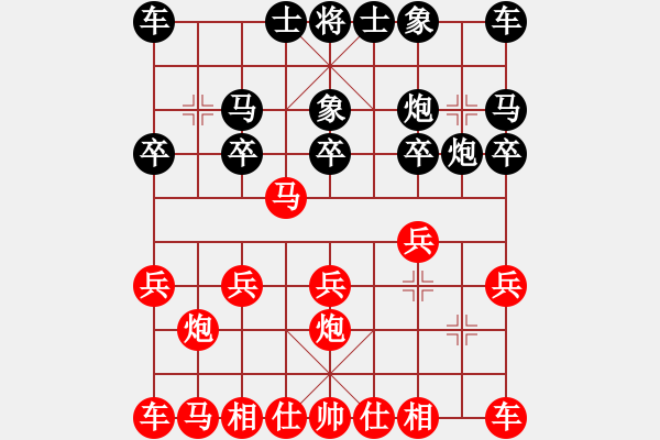 象棋棋譜圖片：2023.11.7.3五分鐘先勝左疊炮 - 步數(shù)：10 