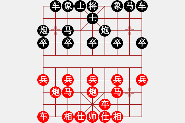 象棋棋譜圖片：橫才俊儒[292832991] -VS- 老三[923381742] - 步數(shù)：10 