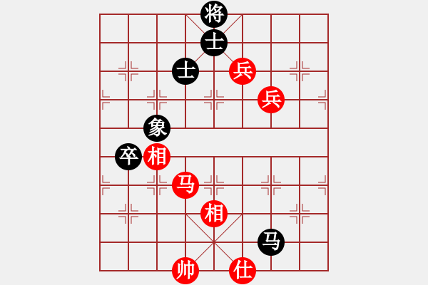 象棋棋譜圖片：斧頭刑天(地煞)-和-心靈之窗(北斗) - 步數(shù)：200 