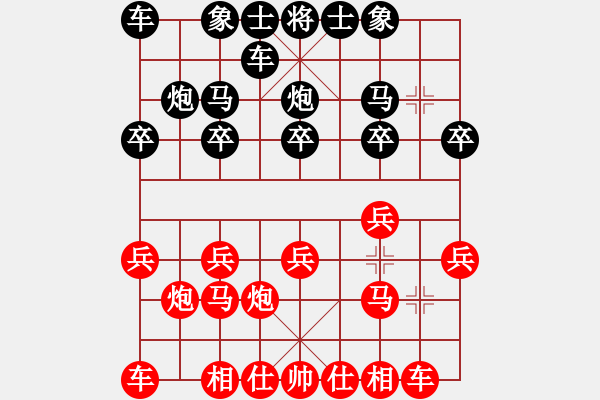 象棋棋譜圖片：駐馬店(9級)-勝-孤獨紅(2段) - 步數(shù)：10 