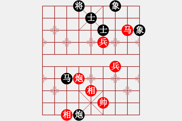 象棋棋譜圖片：出帥復入帥(月將)-和-棄公妙手(月將) - 步數(shù)：190 