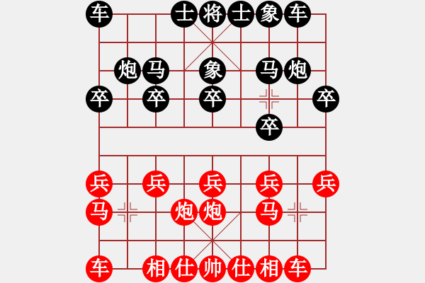 象棋棋譜圖片：20160109 0836 靜 語[1047016869]黑 - 無悔[1473297790] - 步數(shù)：10 