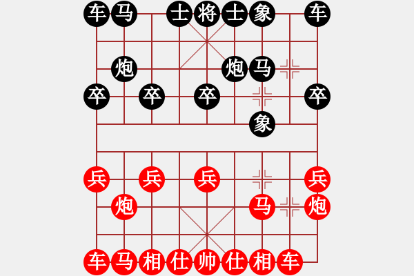 象棋棋譜圖片：haz666[紅] -VS- bbboy002[黑] - 步數(shù)：10 