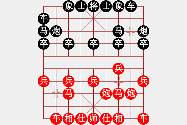 象棋棋譜圖片：10102局 A60-過(guò)宮炮局-旋九專雙核-業(yè)余 紅先勝 小蟲(chóng)引擎24層 - 步數(shù)：10 