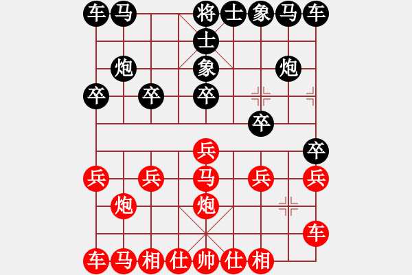 象棋棋譜圖片：橫才俊儒[292832991] -VS- 浪人[912615118] - 步數(shù)：10 