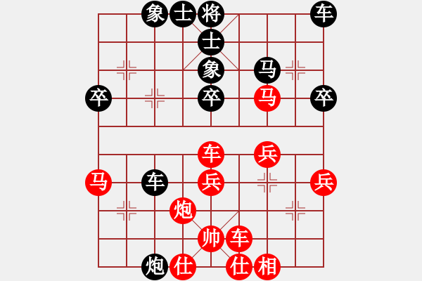 象棋棋譜圖片：xxlllyy(8星)-負-東營第八名(風魔) - 步數(shù)：40 