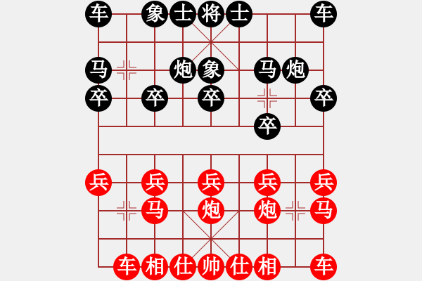 象棋棋譜圖片：承儒(5段)-勝-小仙(7段) - 步數(shù)：10 